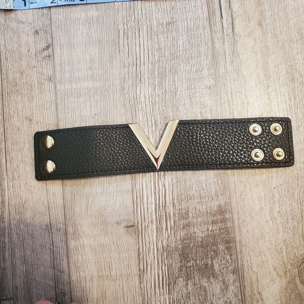 Faux leather bracelet